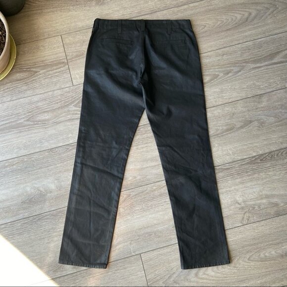 J Brand Inez Coated Slim Fit Cropped Pants Button Fly - Picture 12 of 14